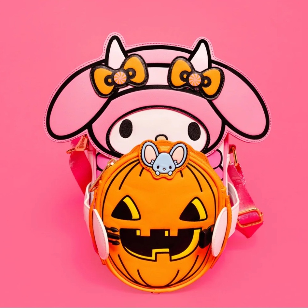 Loungefly Sanrio My Melody Devil Crossbuddies Bag NWT